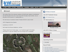 Tablet Screenshot of loudounphotoclub.com
